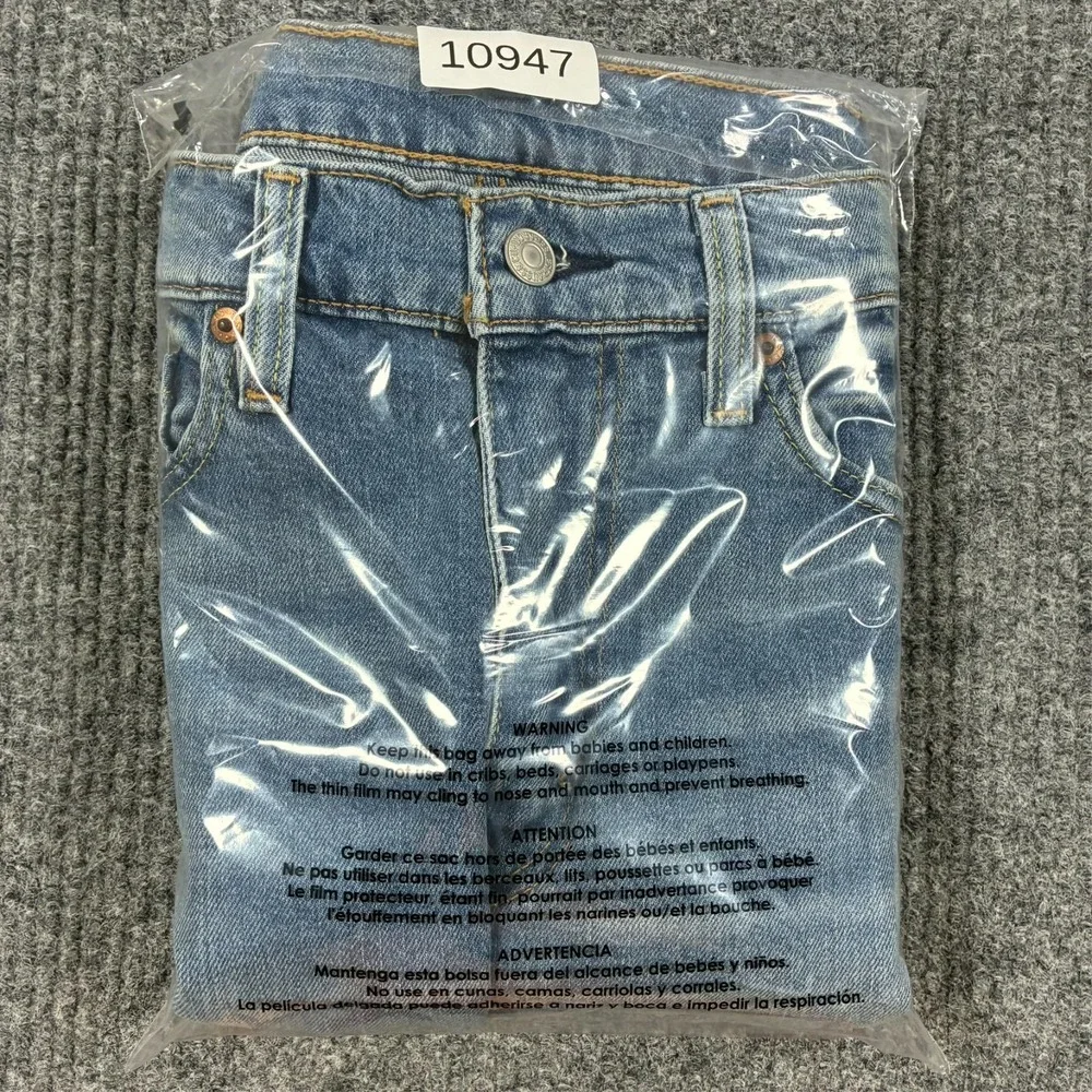 Levi's 512 Mens Slim Taper Jeans Size 31x30 Light Wash Denim Stretch Low Rise
